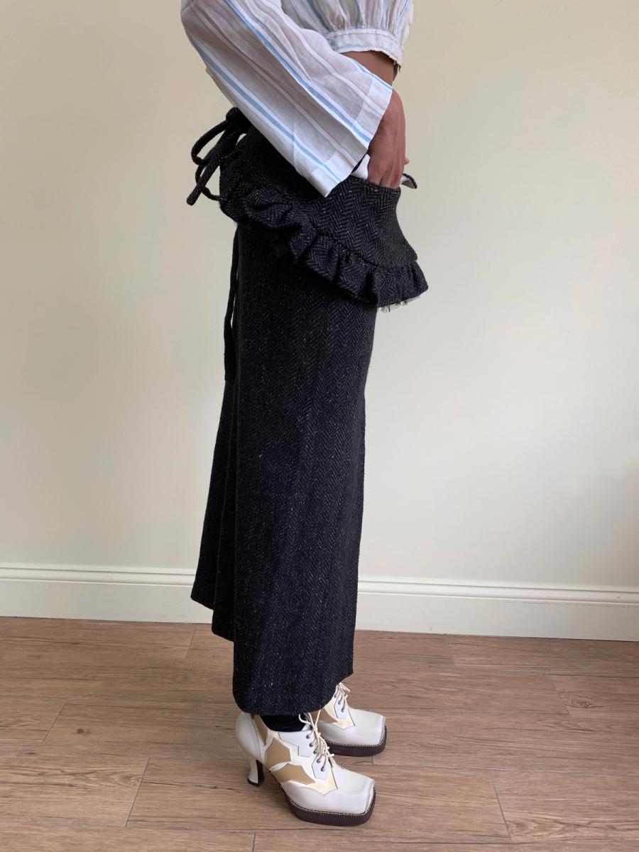 90s 20471120 Detachable Apron Skirt product image