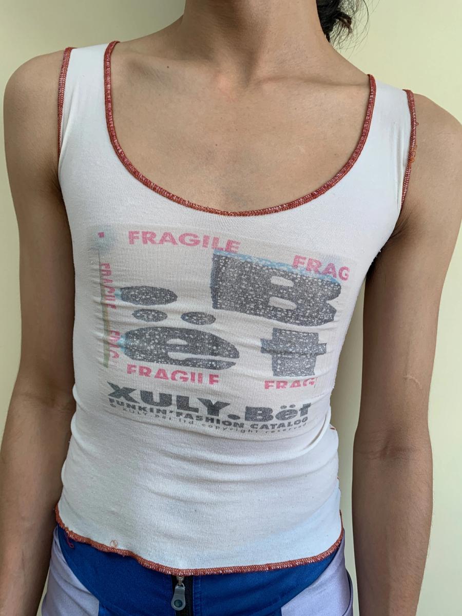 90s Xuly Bët "Fragile" Stocking Top product image