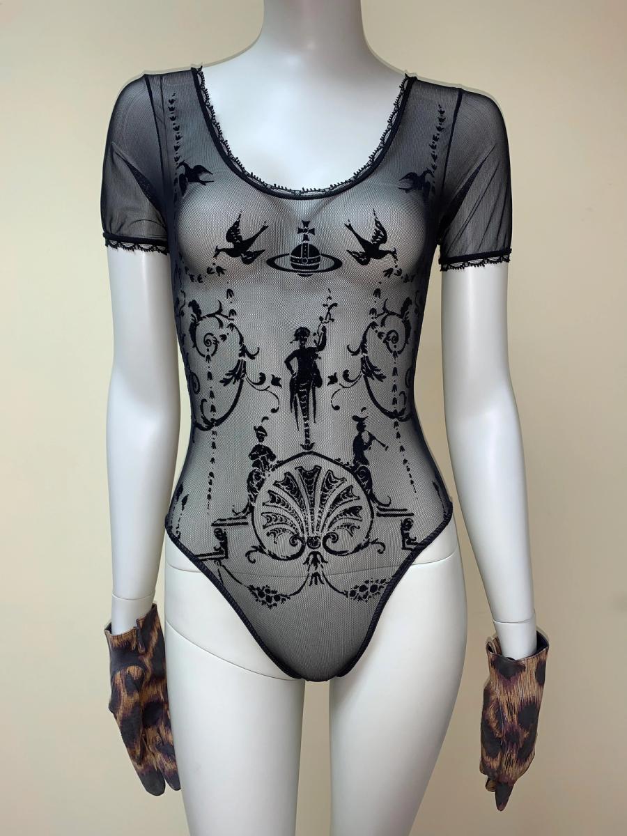 1992 Vivienne Westwood Black Boulle Leotard product image