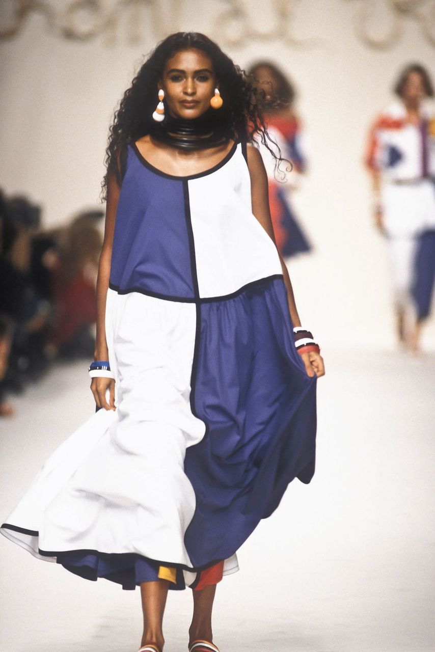 Spring/Summer 1992 Chantal Thomass Color Blocked Skirt Pants product image