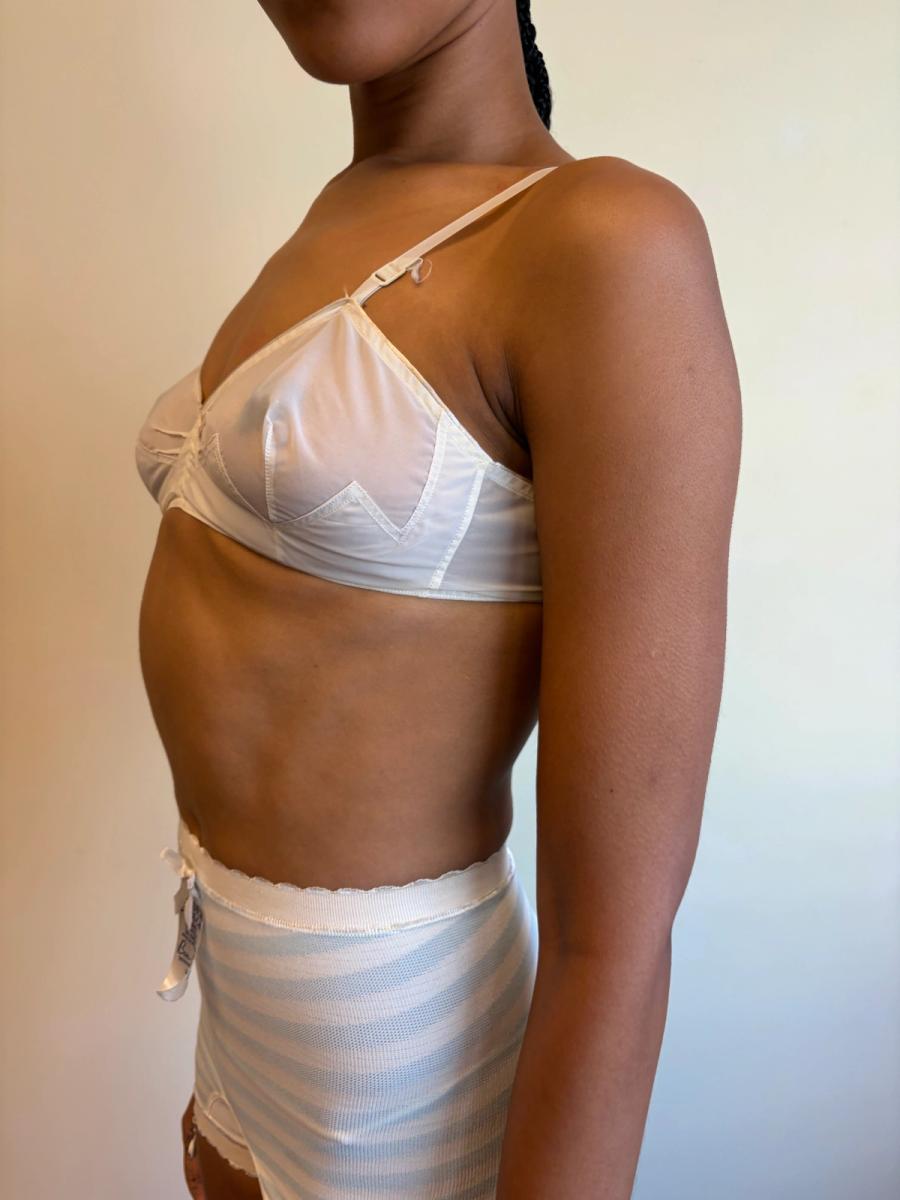 1950s French Bullet Bra with Jagged Design product image