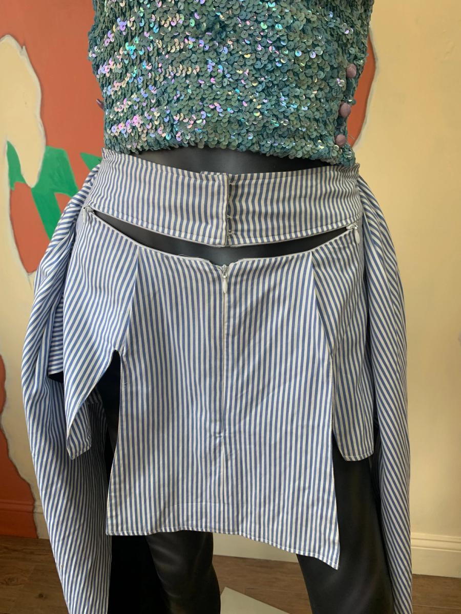 20471120 Miniskirt with Draping Sash Detail  product image