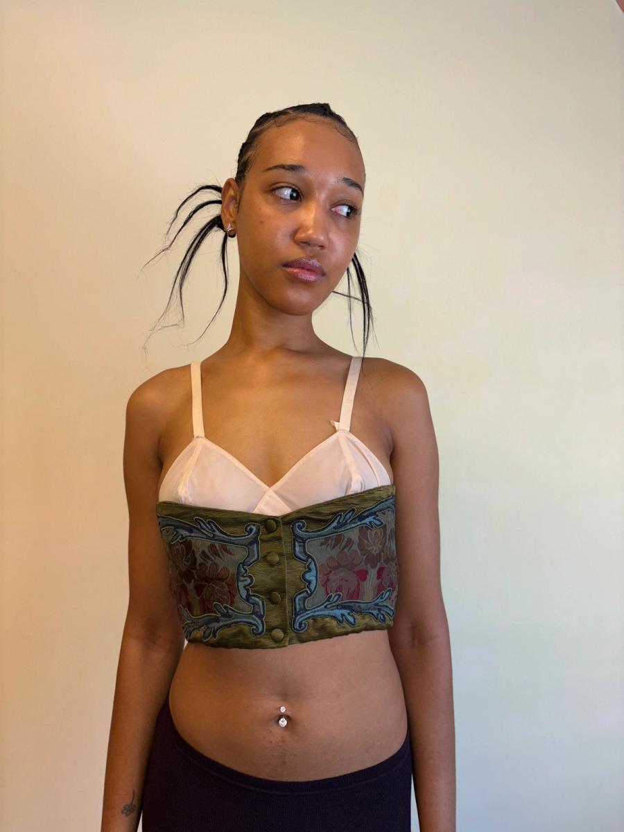 1990 Romeo Gigli Brocade Bandeau product image