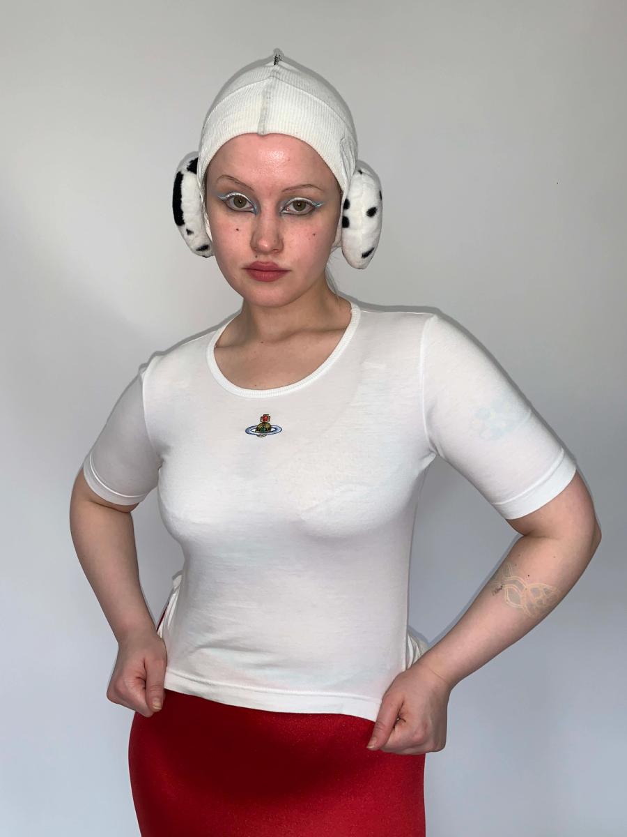 90s Vivienne Westwood Embroidered Orb T-shirt product image