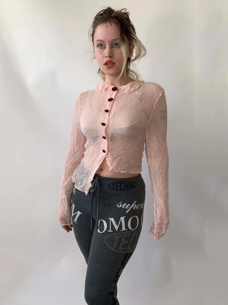 Jane Marple Crinkled Asymmetrical top