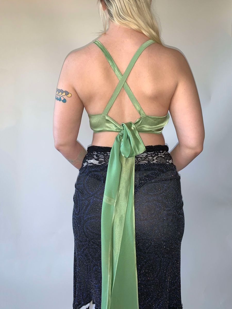 1930s French Wrap Around Bra Top product image
