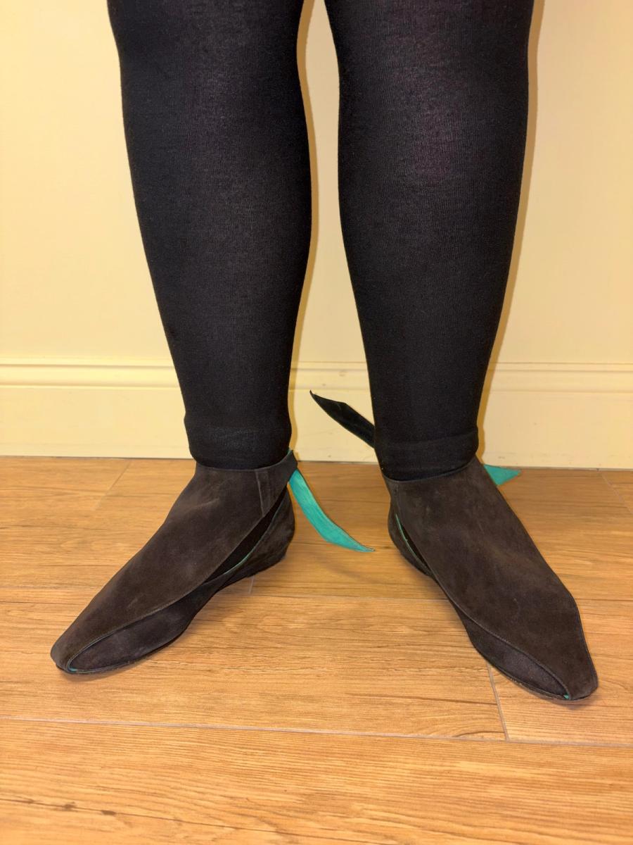 80s Flat Shoes with Ankle Straps product image