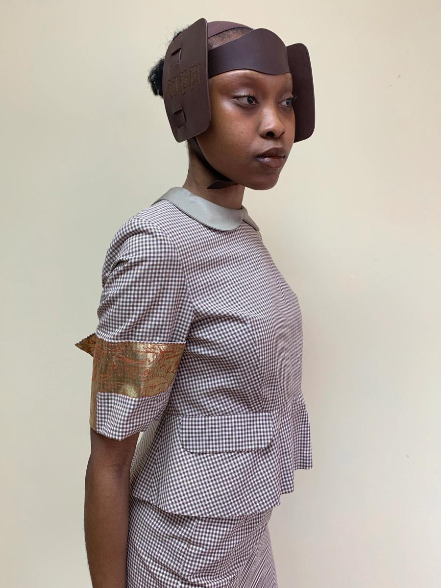 Vivienne Westwood 1989 'Civilizade' Gingham Suit With Gold Frame product image