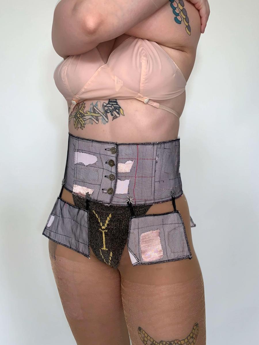Biche de Bere Patchwork Corset product image