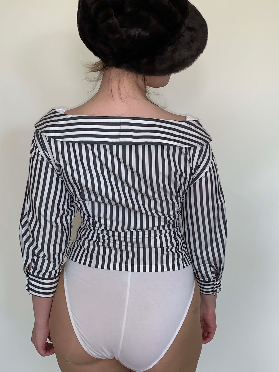 Chantal Thomass Bombshell Striped Tie Top product image