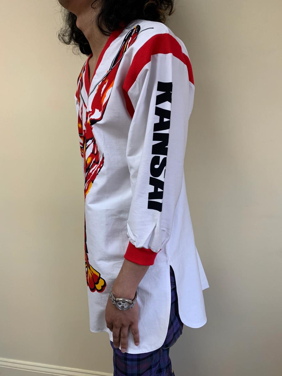 1980s Kansai Yamamoto Lobster Shirtdress product image