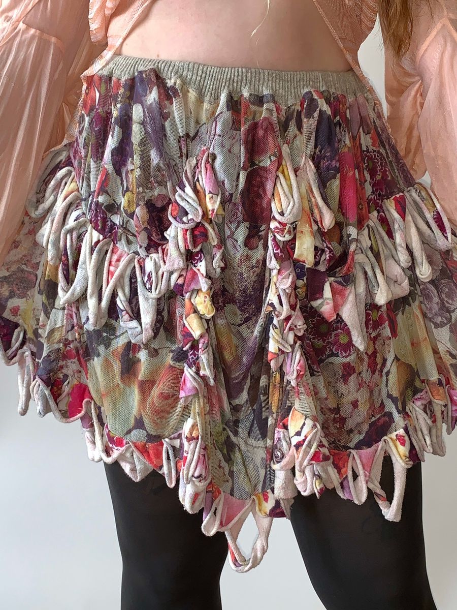 Nozomi Ishiguro Flower Mesh Skirt product image