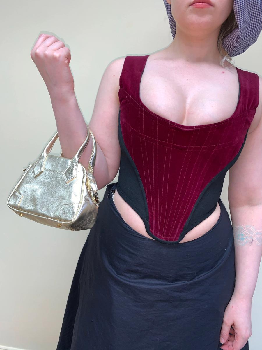 Vivienne Westwood Gold Leather Mini Purse Orb Lining product image