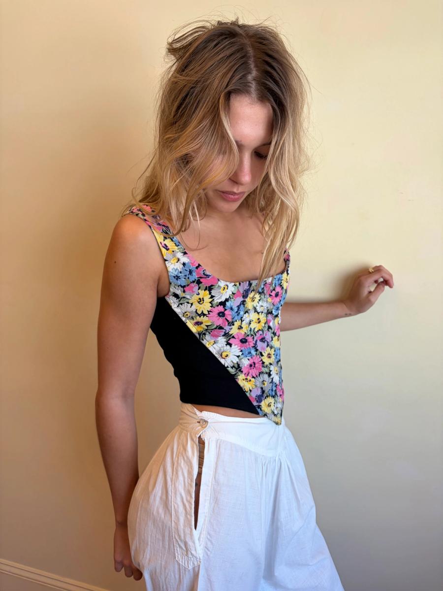 90s Betsey Johnson Floral Corset product image