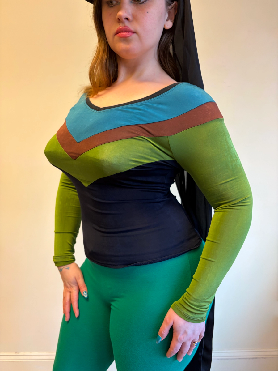 80s Junior Gaultier Chevron Jogging Top product image