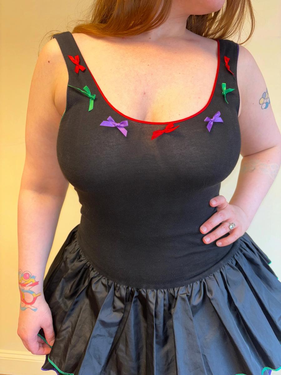 80s Lolita Lempicka Bow Dress product image