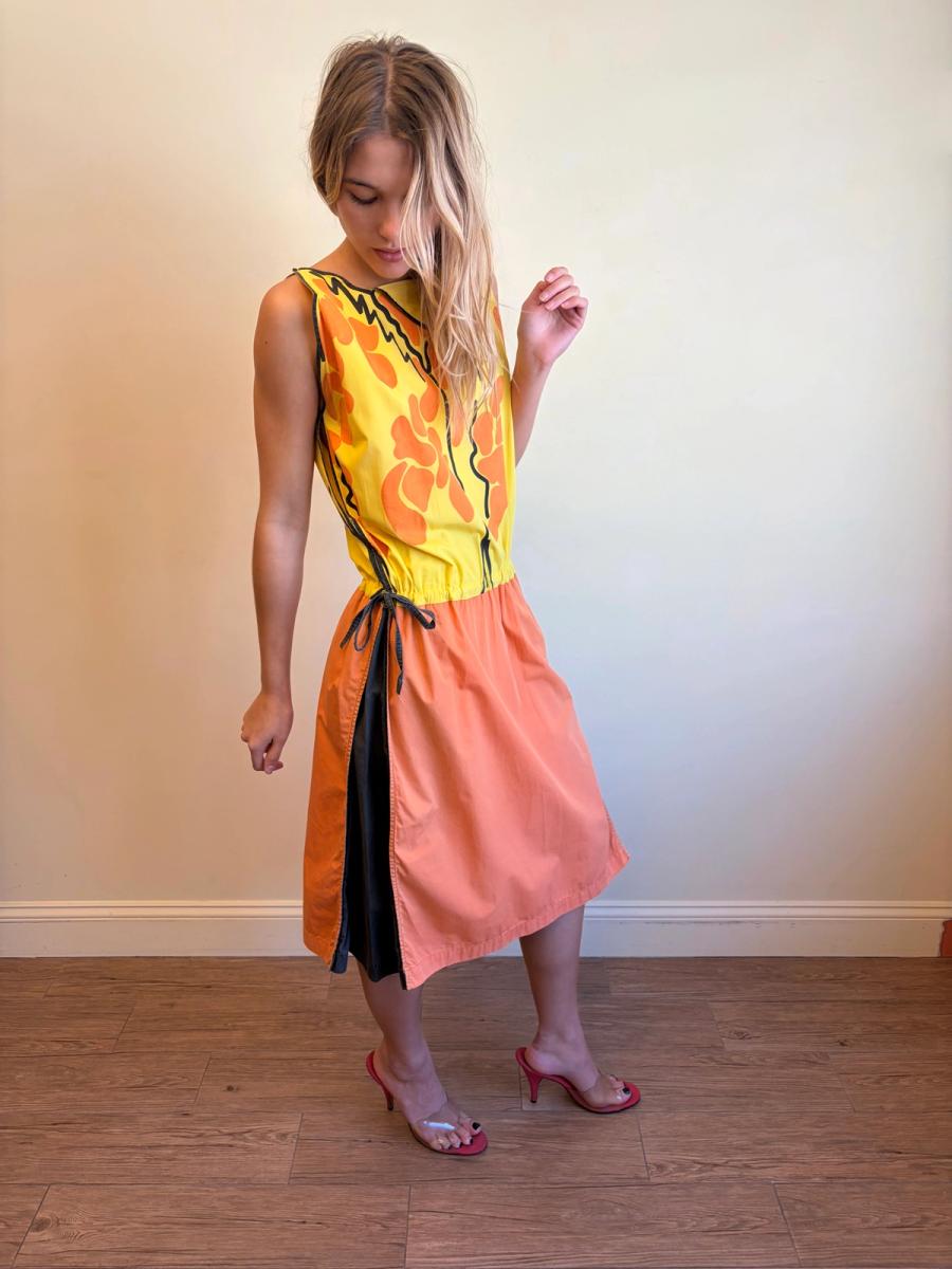80s Castelbajac Hand-Painted Dress product image
