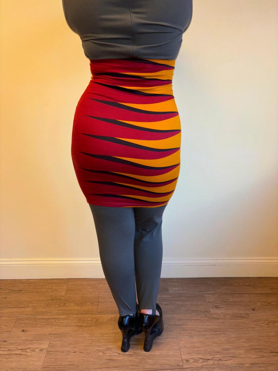 1987 Jean- Paul Gaultier Jagged Bodycon Skirt product image