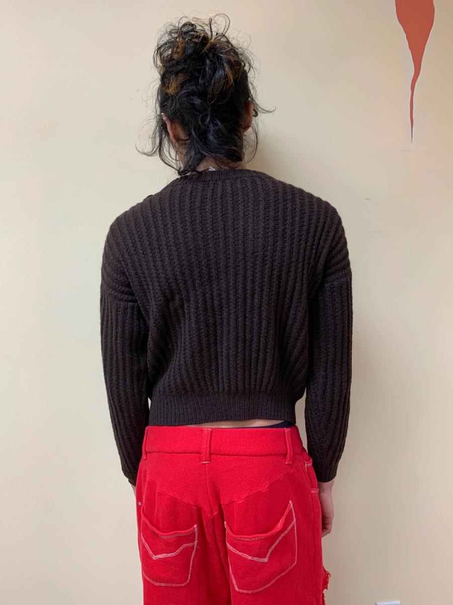 80s Issey Miyake Avant Garde Blocked Sweater product image