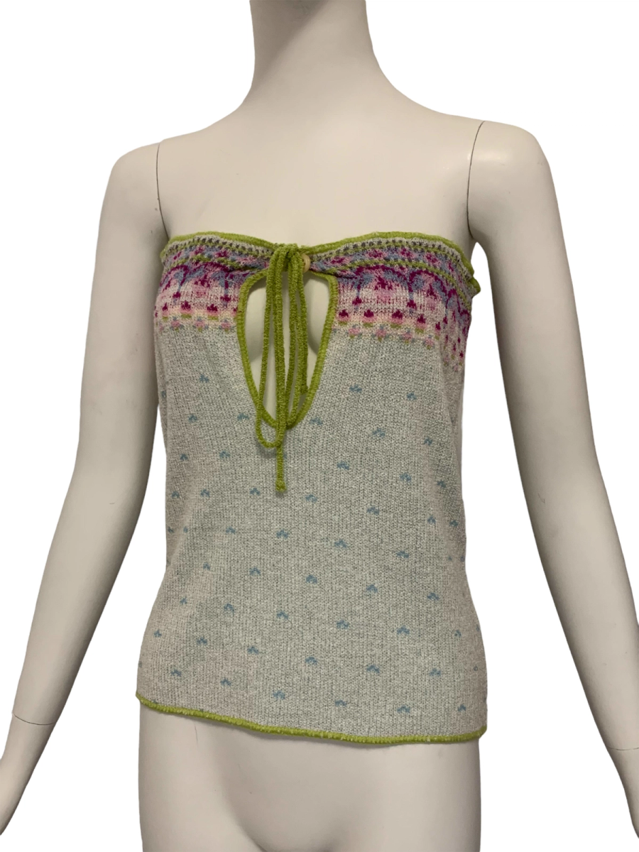 Bill Gibb Fair Isle Knit Tube Top product image