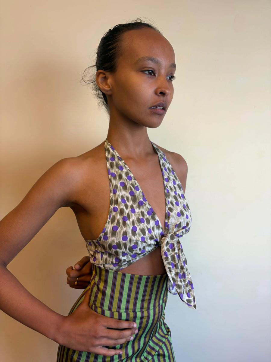 Ungaro Leopard Polka Dot Halter  product image