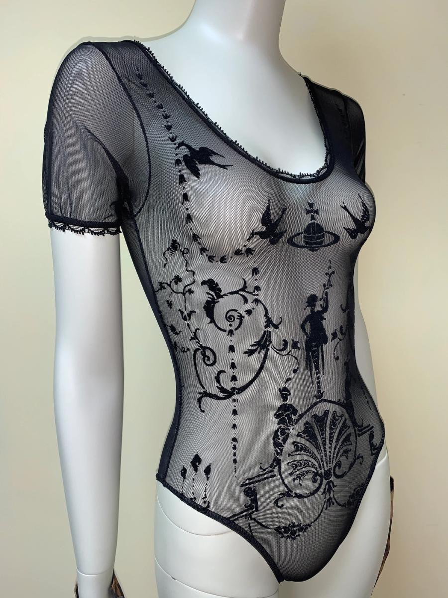 1992 Vivienne Westwood Black Boulle Leotard product image