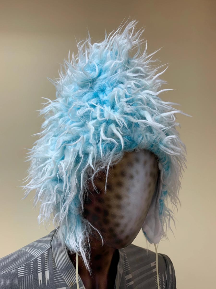 Deadstock Cyberdog Fuzzy Ice Blue Hat product image