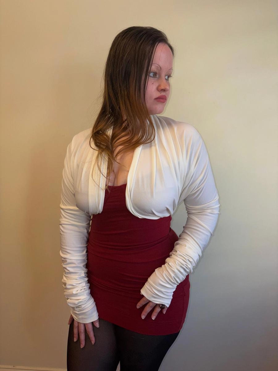 Norma Kamali Shrug with Extra Long Sleevs product image