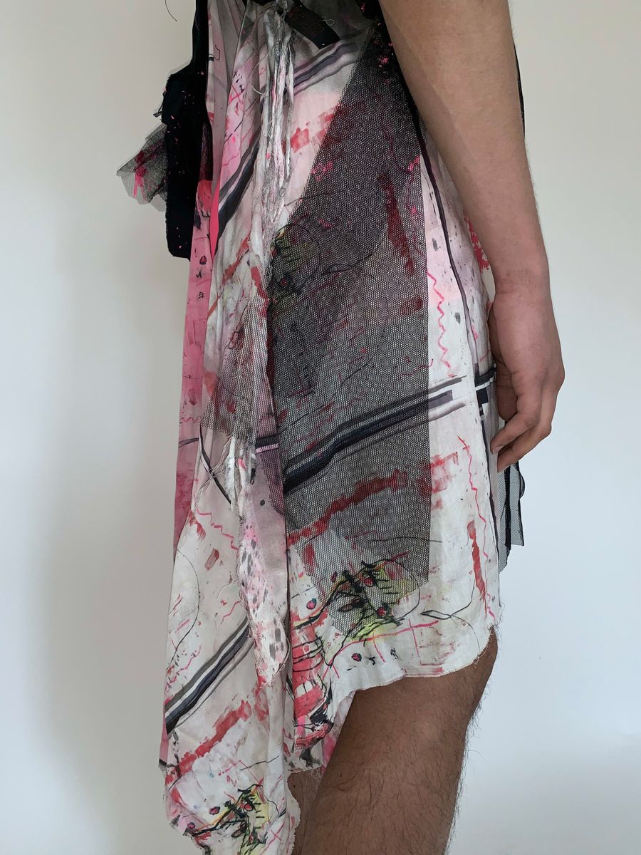 Hisui Asymmetrical Splatter Gown product image