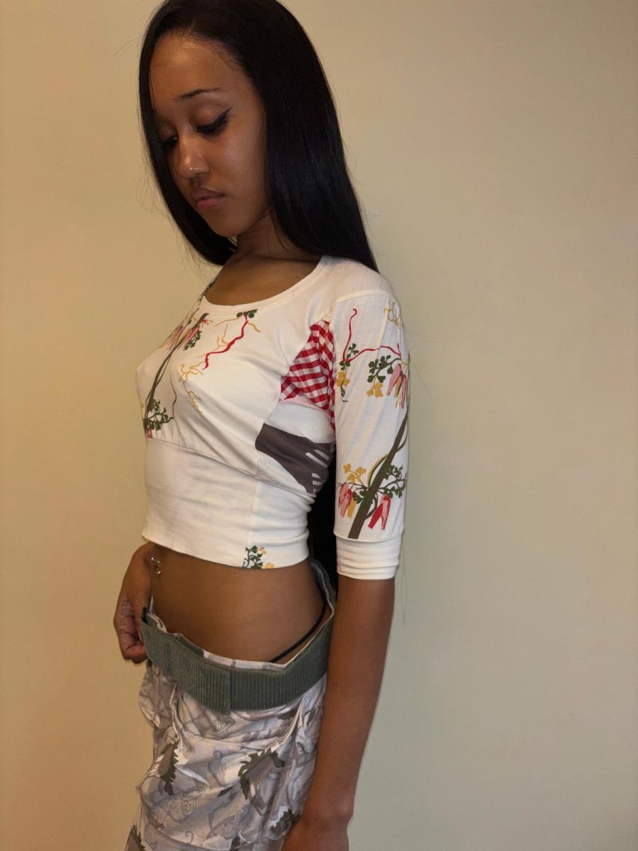 Vivienne Westwood Anglomania Floral Savages Twisted Top  product image
