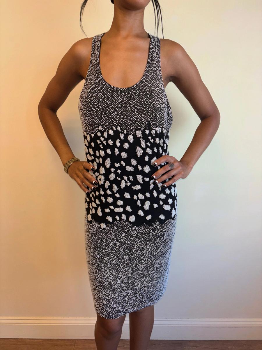 Vintage Krizia Beaded Leopard Print Dress product image