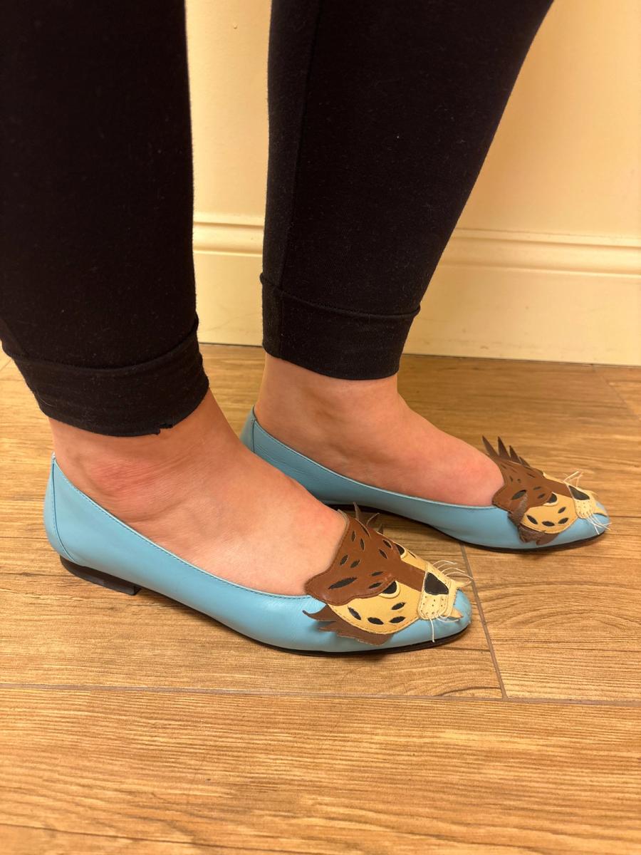 Marjan Pejoski Wild Cat Leather Flats product image