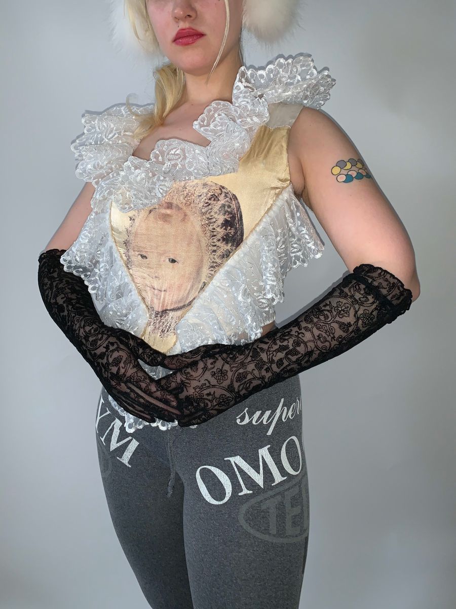 Vintage Vivienne Westwood Black Lace Gloves product image