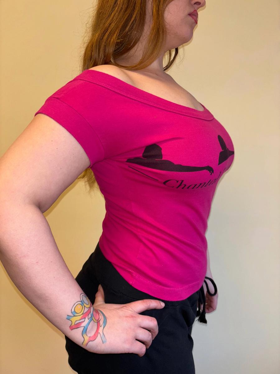 Vintage Chantal Thomass Hot Pink Logo T-shirt product image
