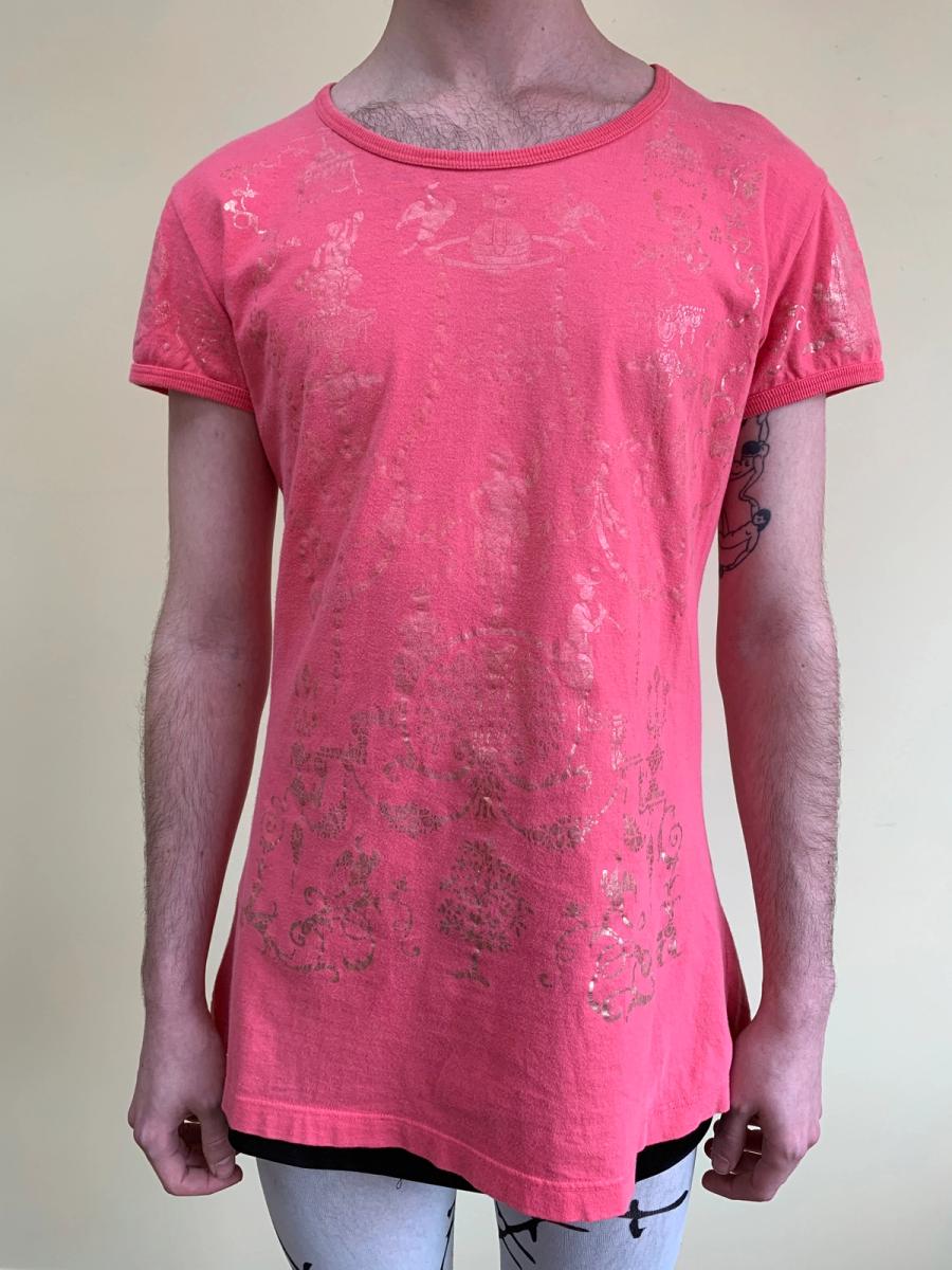 Vivienne Westwood 1990 Bubblegum Pink Boulle Tee product image