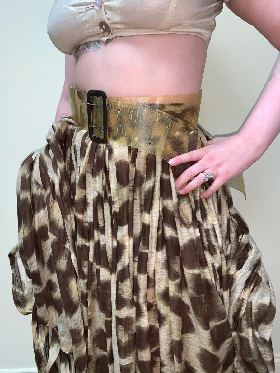 90s Beauty: Beast Clear Leather Belt product image