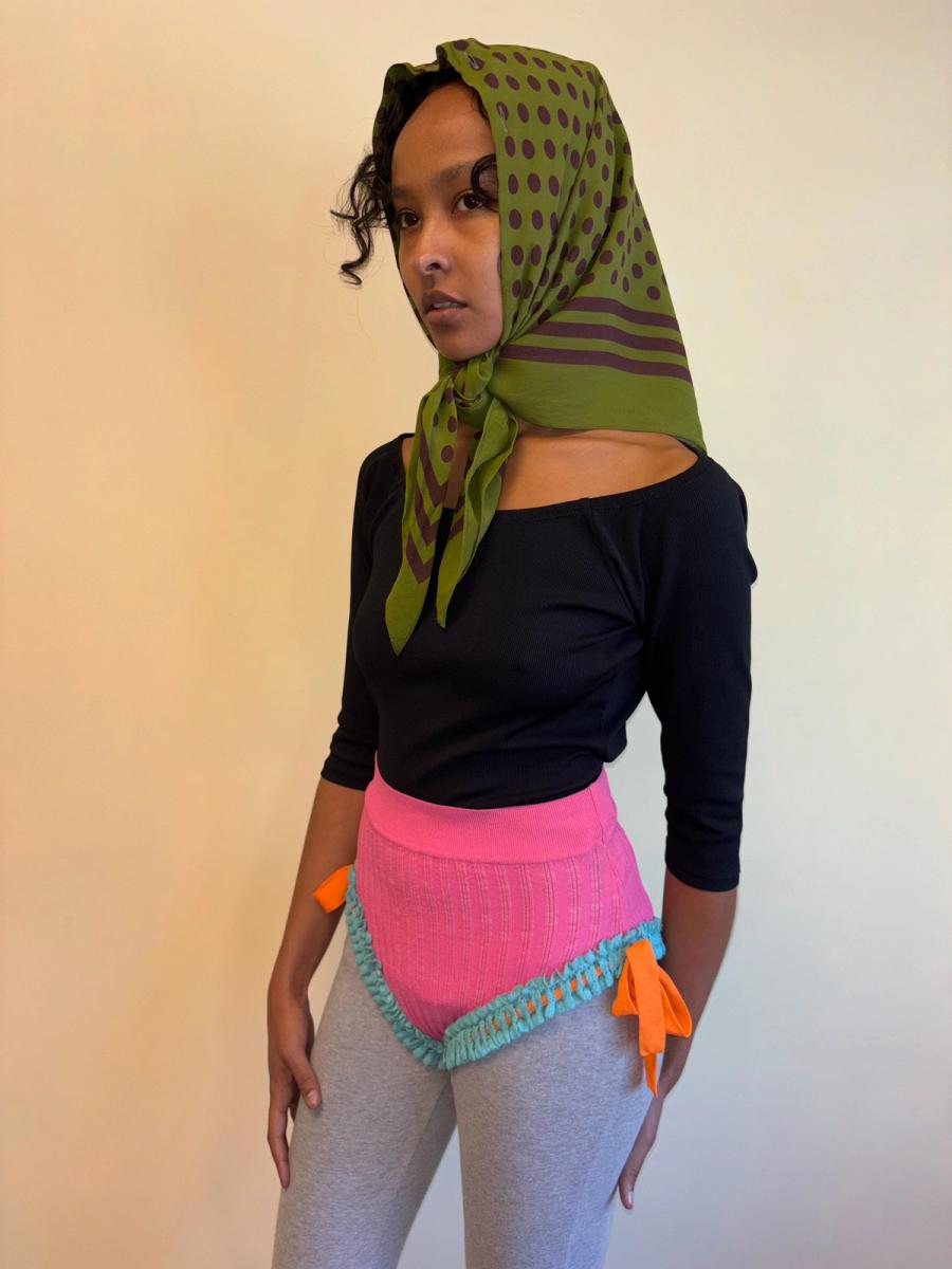 80s Jean-Paul Gauliter Green Shawl Top product image