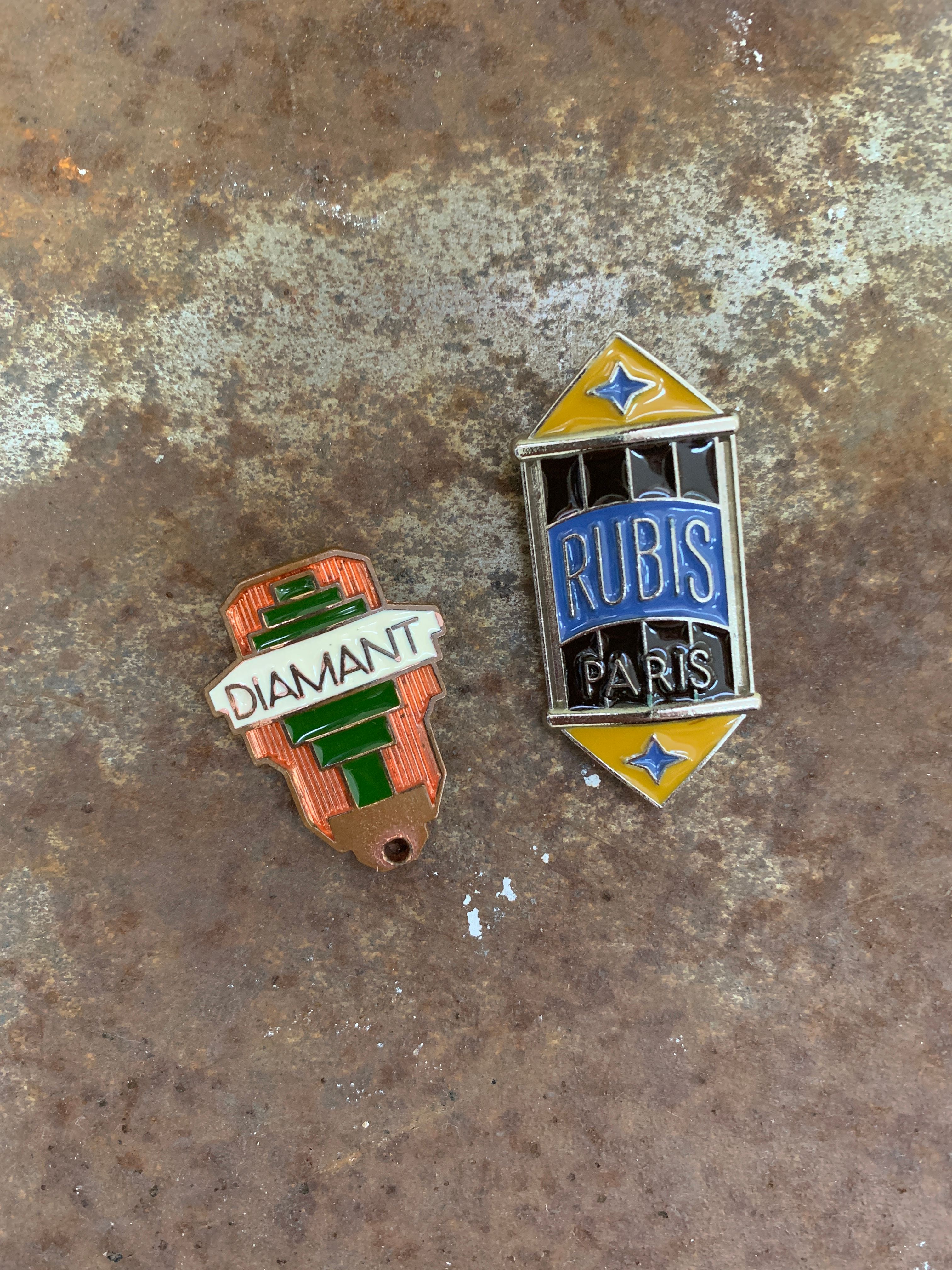 90s Jean-Paul Gaultier Pin and Charm Set