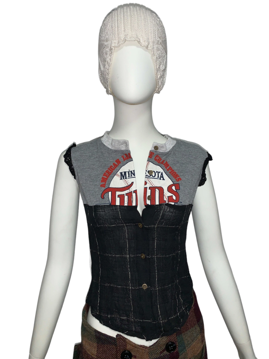 20471120 "Recycouture" Patchwork Top product image