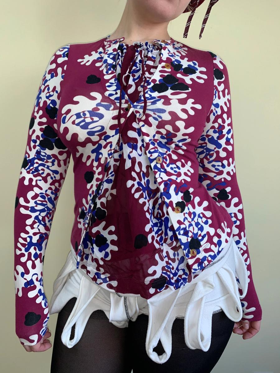 Vivienne Westwood A/W '98 Patterned Illusion Top product image