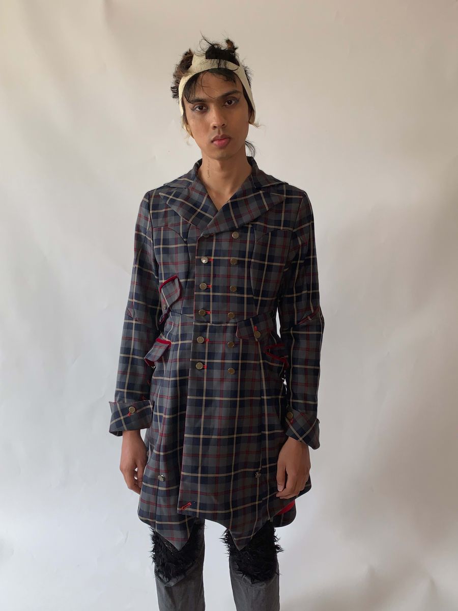 Takuya Angel Plaid Coat  product image