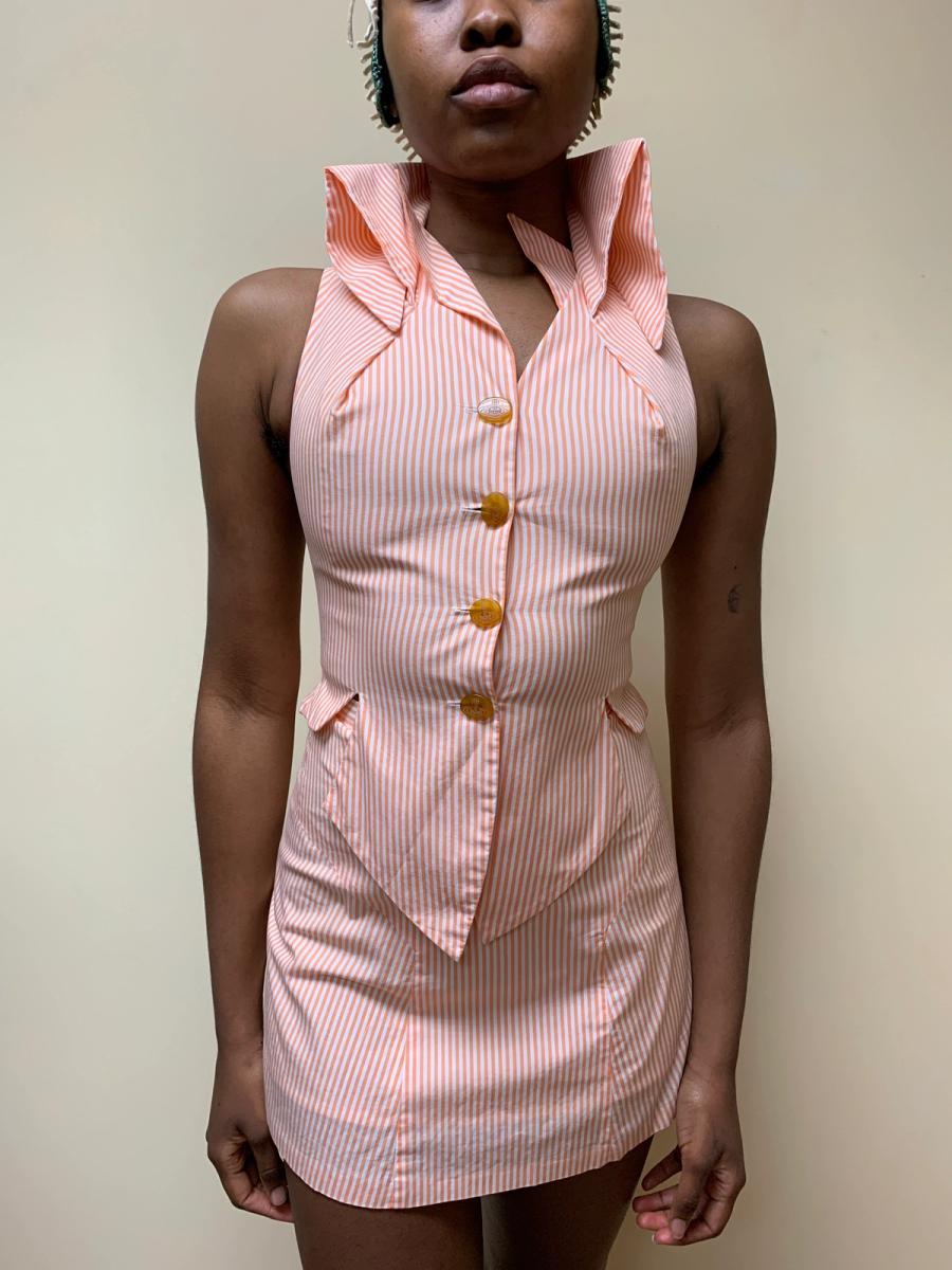 90s Vivienne Westwood Candy Striped Set product image