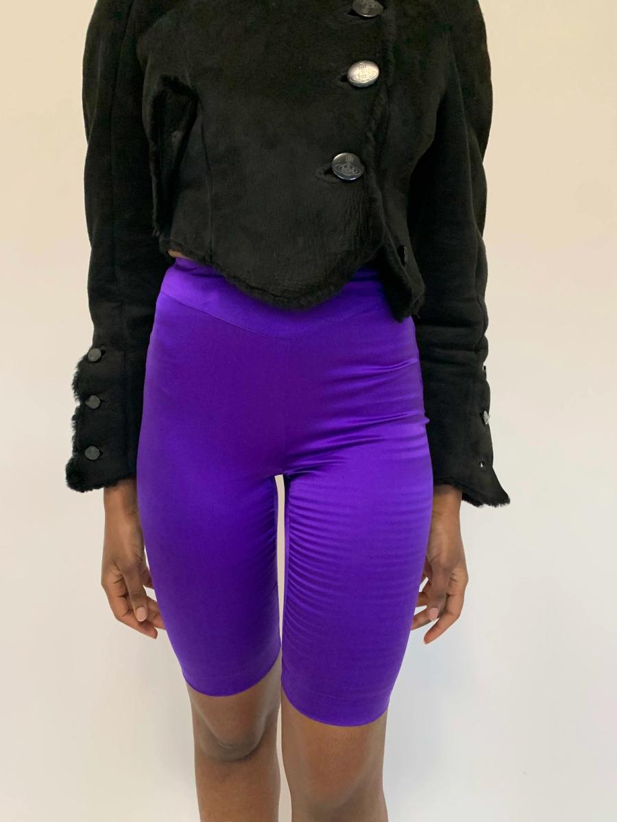 80s Thierry Mugler Silk Shorts product image