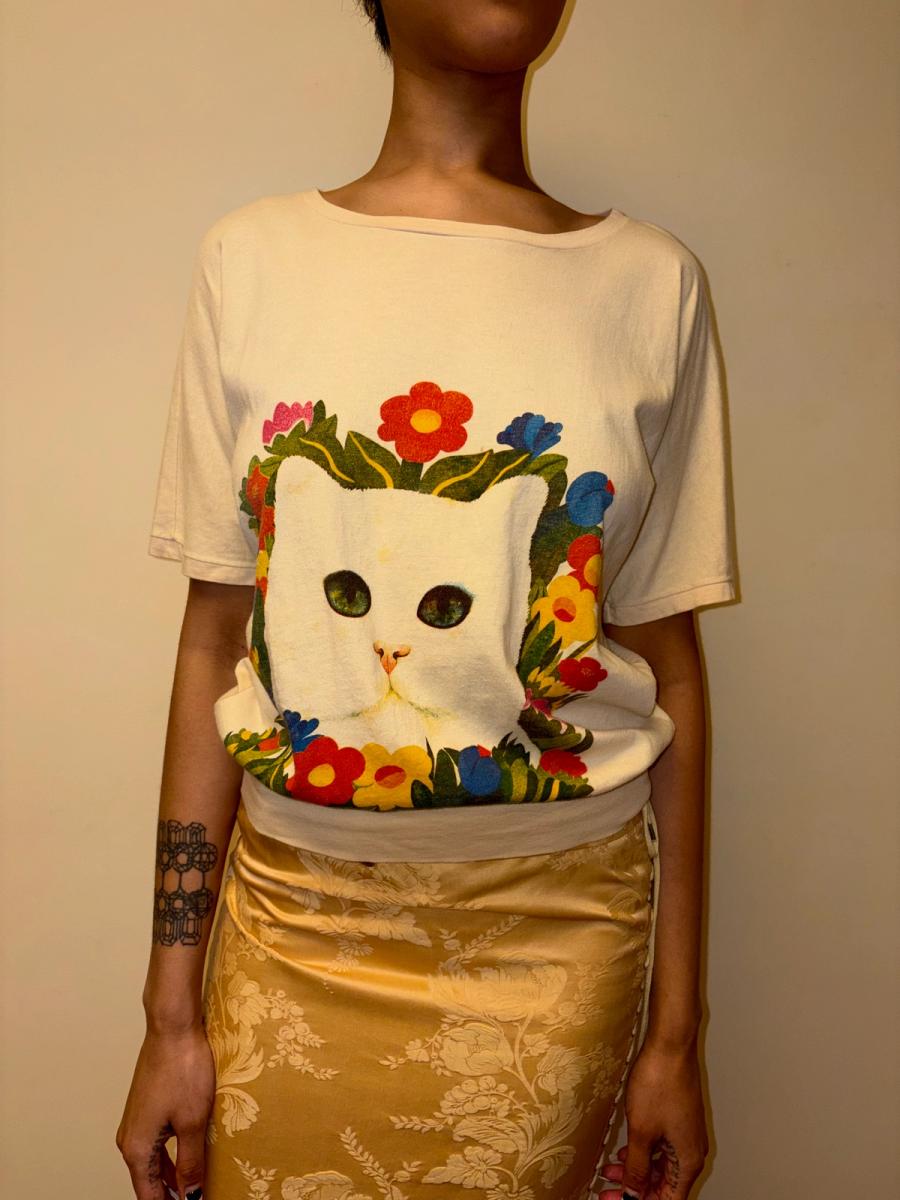 80s Krizia Cat Shirt product image