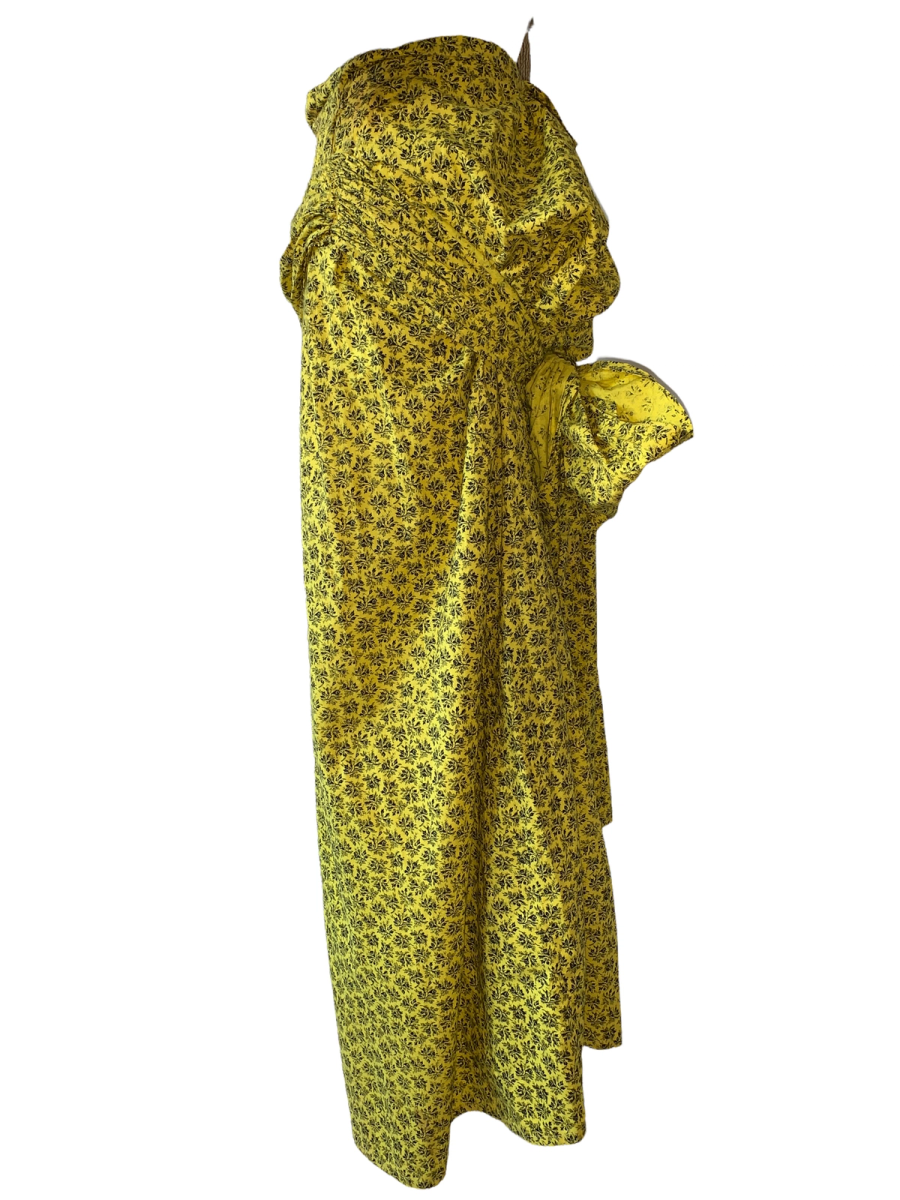 Antique Yellow Calico Skirt product image