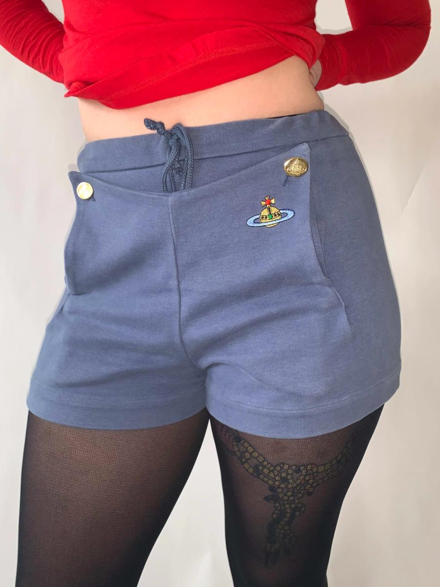 90s Vivienne Westwood Rare Flap-Front Shorts