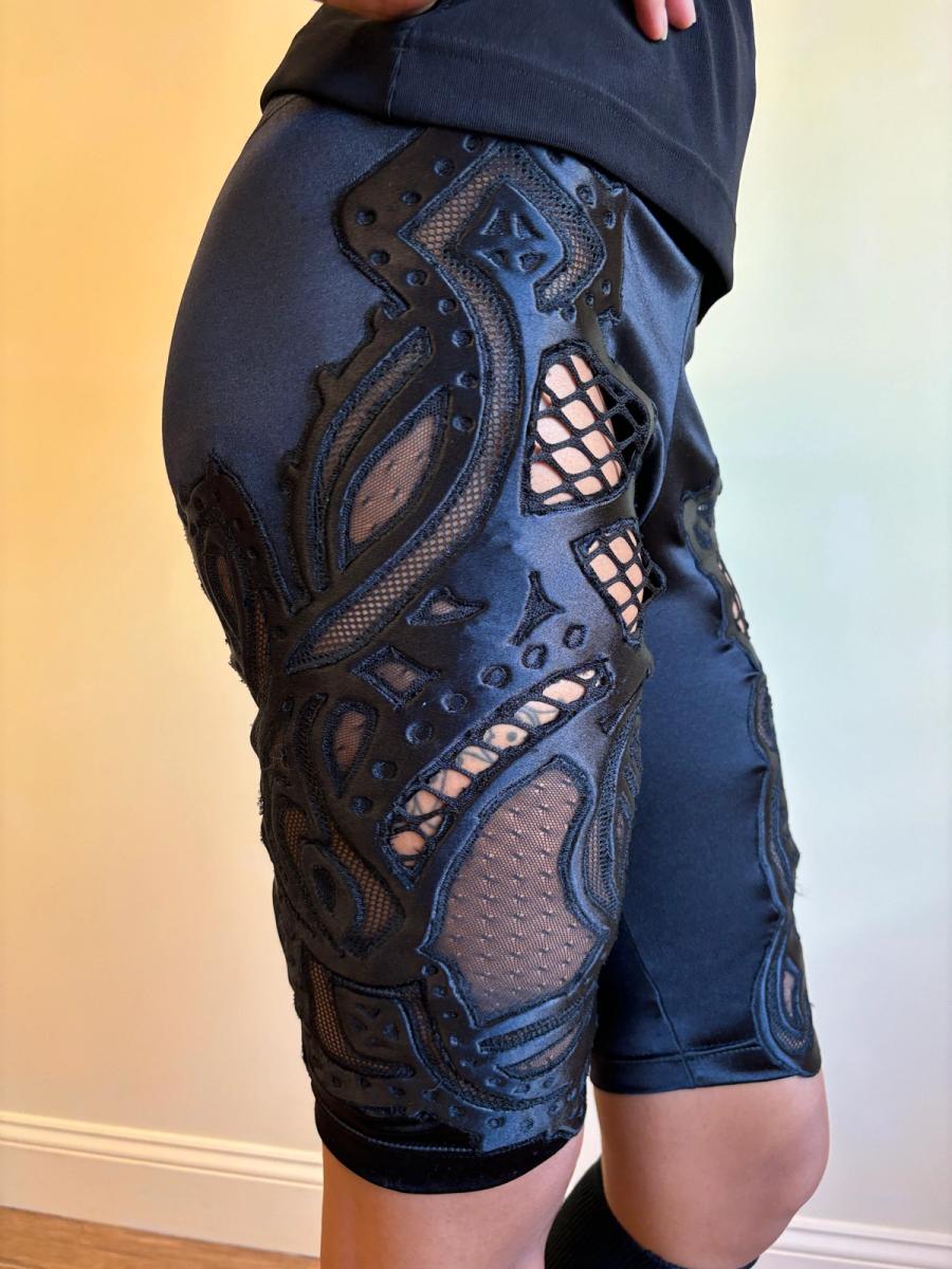 KTZ Trapunto Cutout Bike Shorts product image