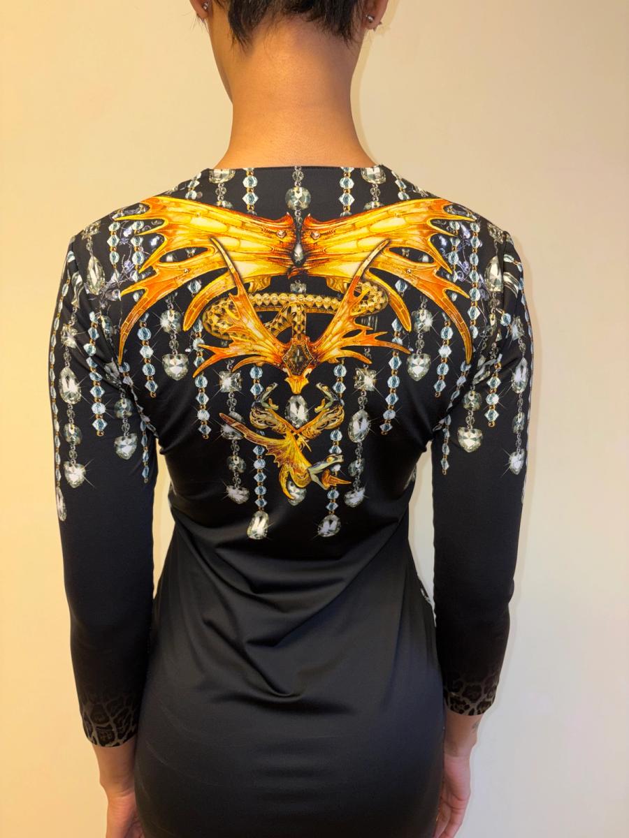 Cavalli Snake Print Bodycon Dress product image