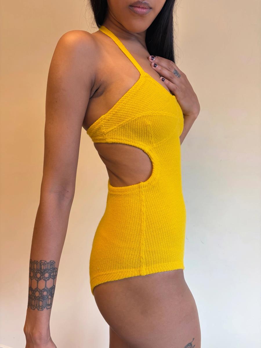 1930s French EMO Knit Bathing Suit  product image