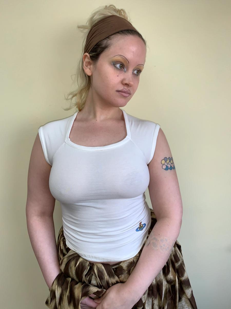 90s Vivienne Westwood Square Neckline Tank Top product image